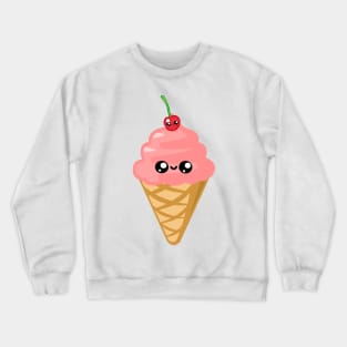 Kawaii Ice Cream Cone Crewneck Sweatshirt